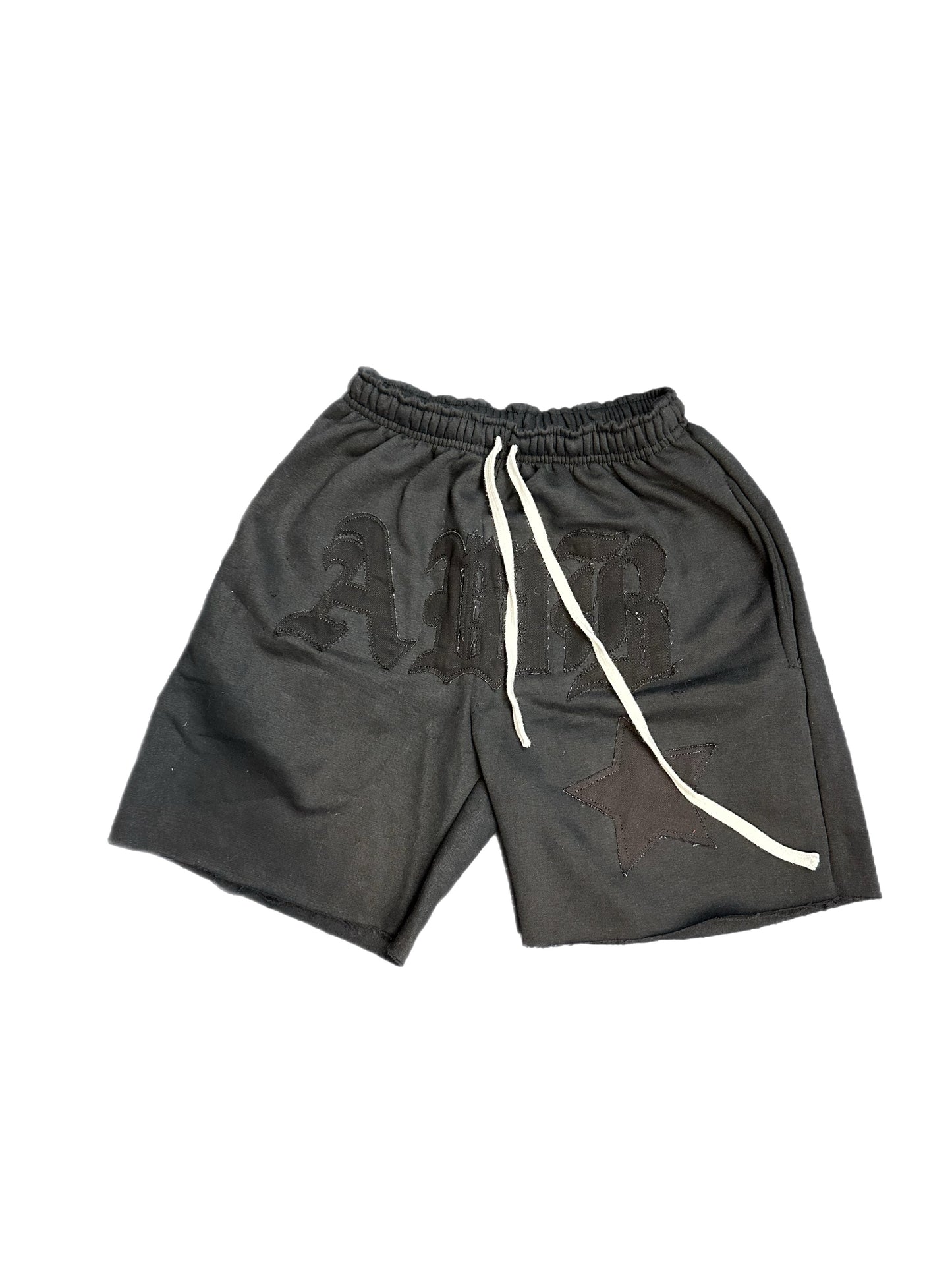 AWB SWEAT SHORTS BLACK ON BLACK